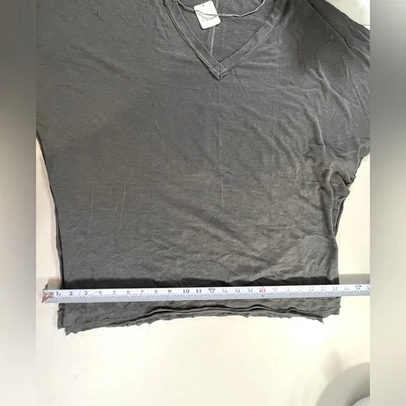 We the Free On My Mind V-Neck Shirt, Black but looks a dark Gray, Size Medium - Picture 4 of 10